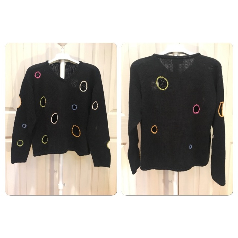 Vintage Peek A Boo sweater - Picture 3 of 4